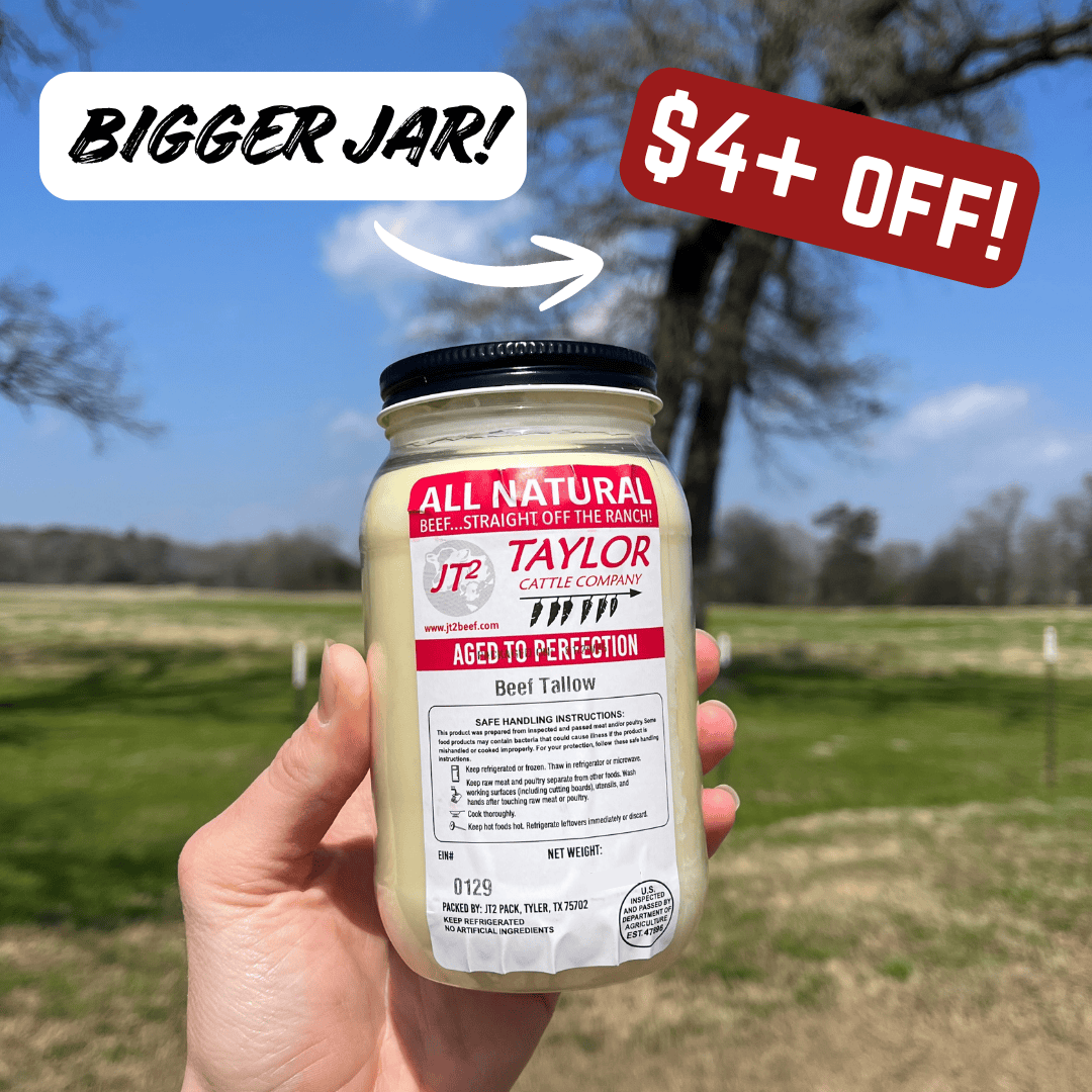 All-Natural Beef Tallow - (1) 16oz Jar - BYO