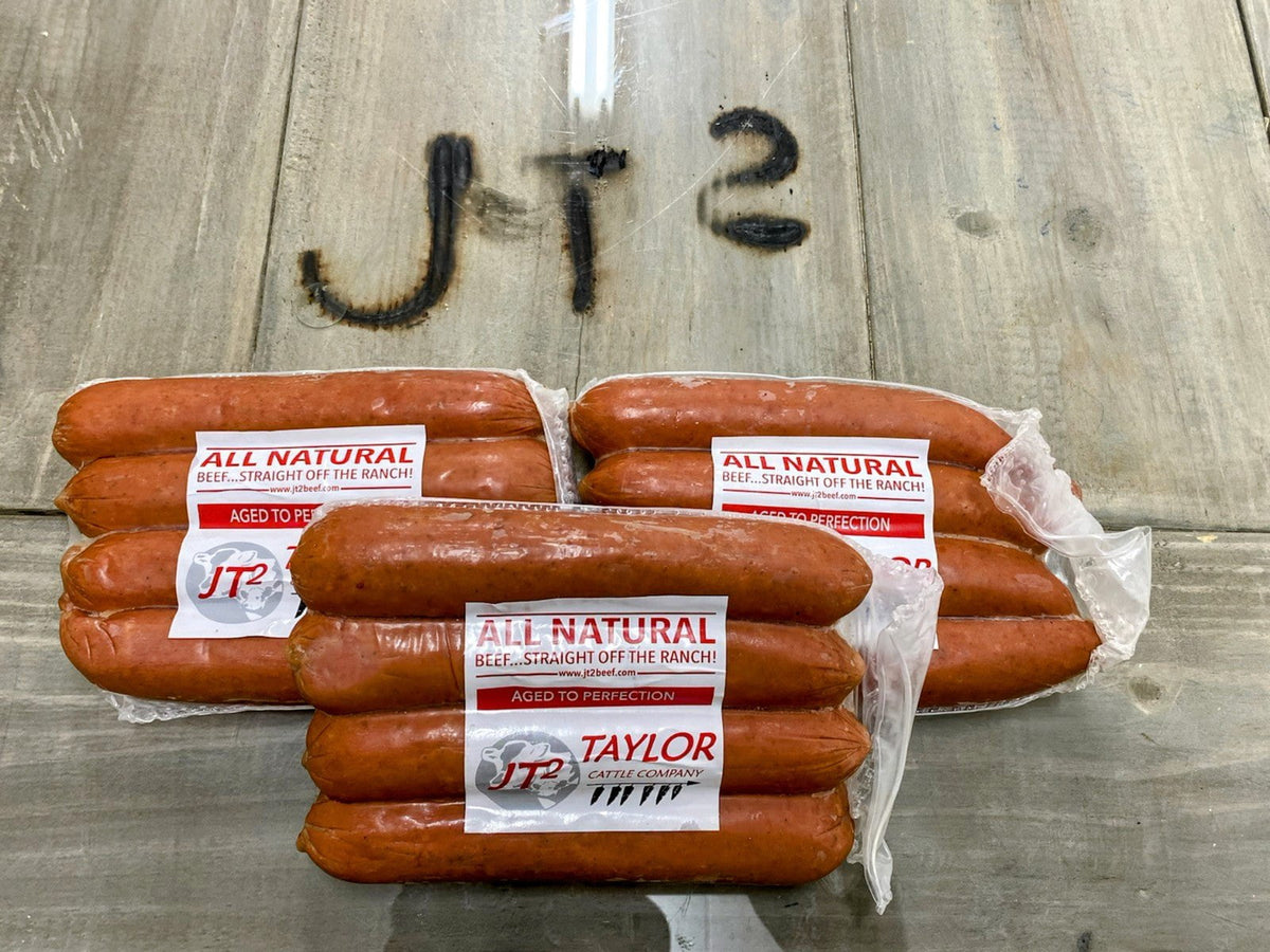 Jalapeño/Cheese Hickory Smoked Beef Sausage (4 links) - BYO